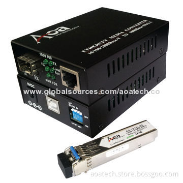 Media Converter with USB Powered, LFP Function and SFP Slot